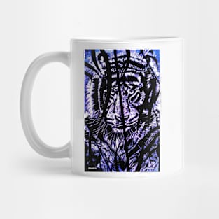 Tiger hiding Mug